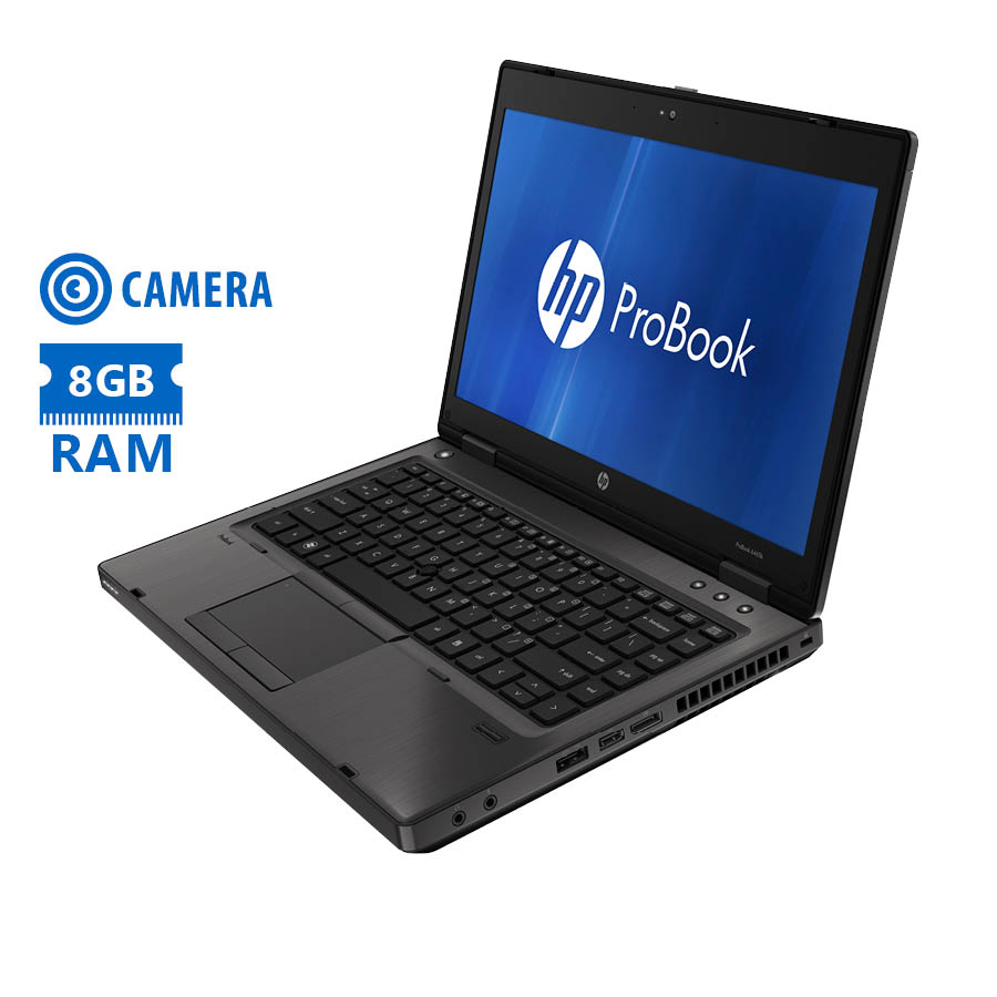 "HP ProBook 6465b AMD A6-3430MX/14""/8GB/500GB/DVD/Camera/7P Grade A Refurbished Laptop"