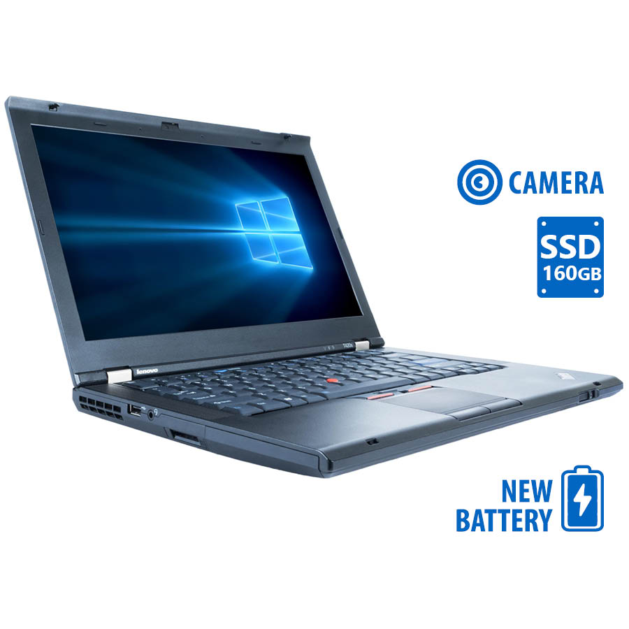 "Lenovo (B) ThinkpPad T420s i5-2520M/14""/4GB/160GB SSD/No ODD/Camera/New Battery/7P Grade B Refurbish"