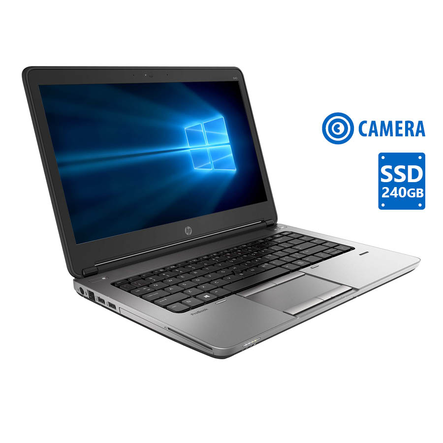"HP (B) ProBook 640G1 i3-4000M/14""/4GB/240GB SSD/No ODD/Camera/8P Grade B Refurbished Laptop"