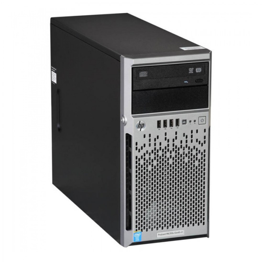 HP Proliant ML310e Gen8v2 Server Tower G3240/8GB DDR3/No HDD/8SFF/2xPSU/DVD/P420i-1GB Grade A+ Refur