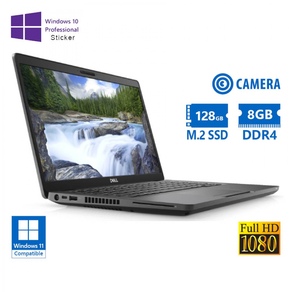 Dell (B) Latitude 5400 i5-8365U/14``FHD/8GB DDR4/128GB M.2 SSD/No ODD/Camera/10P Grade B Refurbished