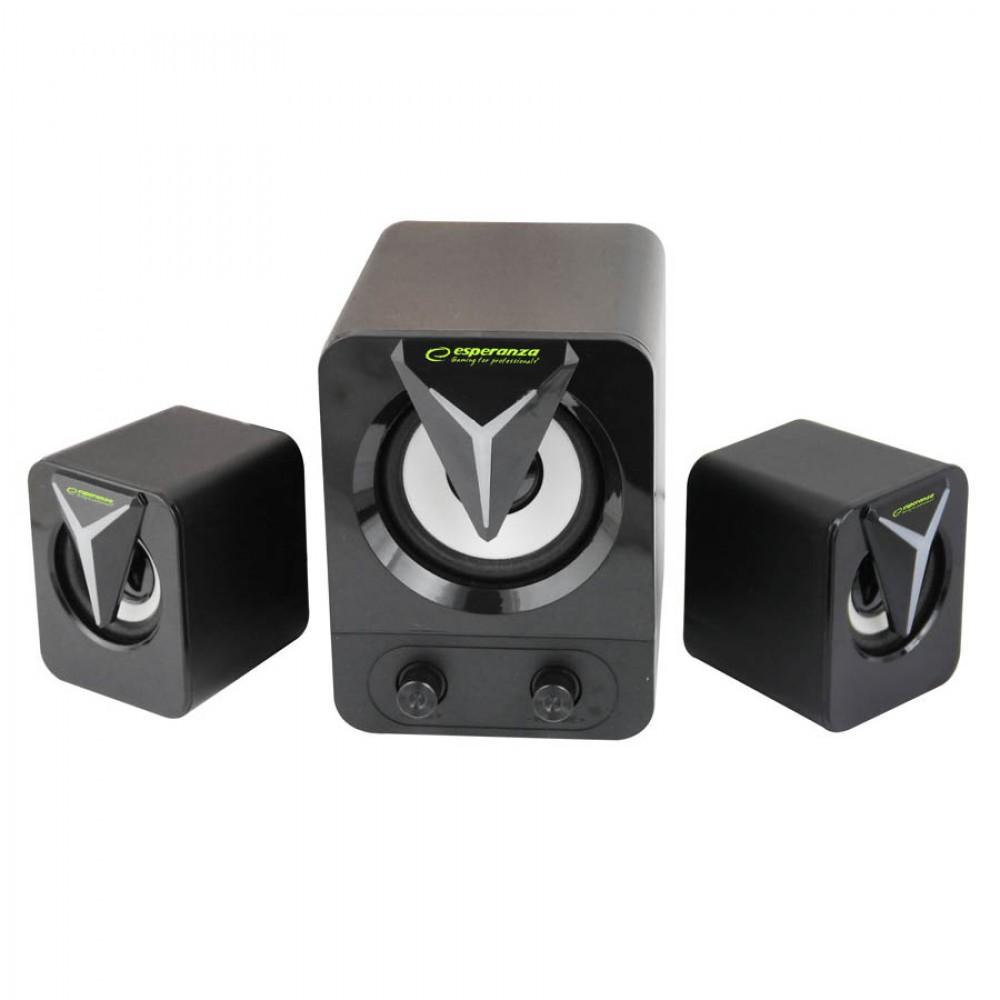 Ηχείο LED 2.1 Channel Soprano Μαύρο EGS107