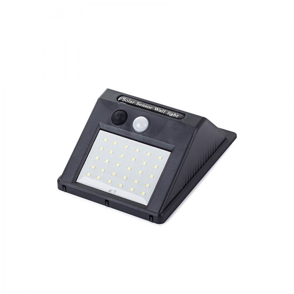 Ηλιακό Επιτοίχιο φωτιστικό 30 LED με αισθητήρα κίνησης αδιάβροχο