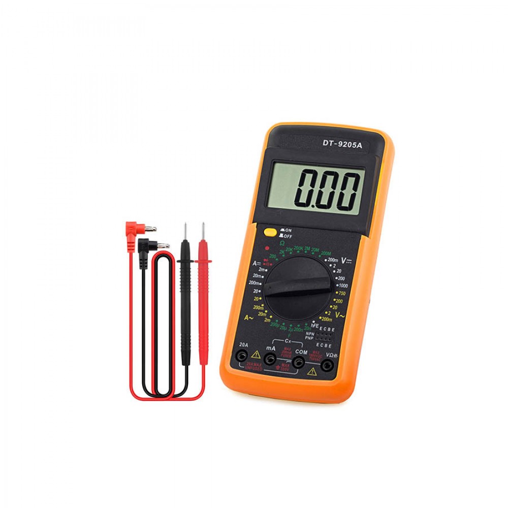 Ψηφιακό Πολύμετρο DT9205A με Buzzer