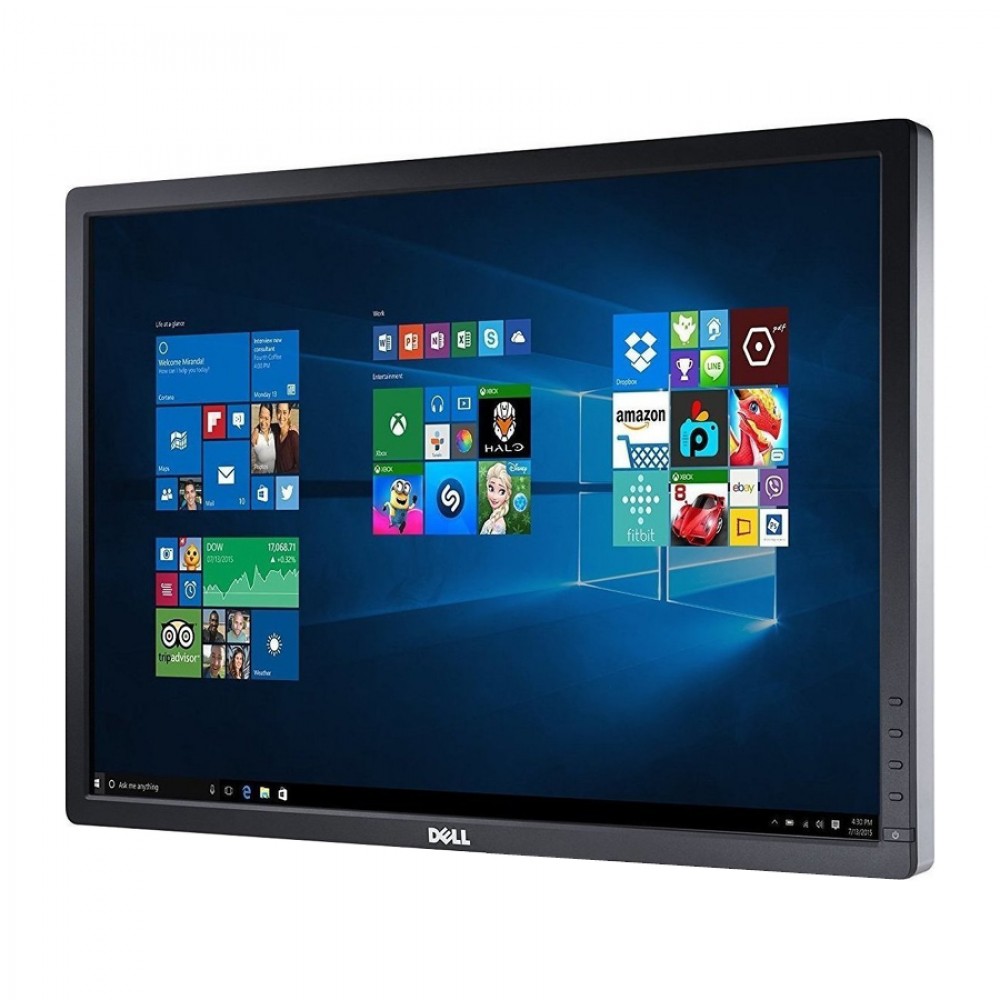 Used Monitor U2412mc LED/Dell/24``FHD/1920x1200/Wide/Silver/Black/No Stand/D-SUB & DVI-D & DP & USB 