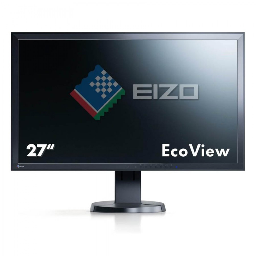 Used Monitor FlexScan EV2736W Q-LED/Eizo/27``QHD/2560x1440/Wide/Black/w/Speakers/DVI-D & DP & USB HU