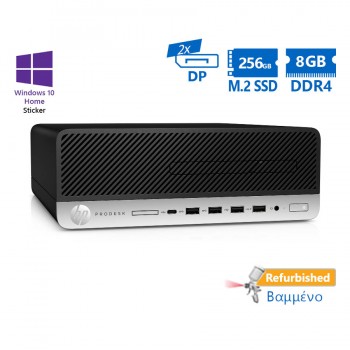 HP 600G3 SFF i5-6500/8GB DDR4/256GB M.2 SSD/No ODD/10H Grade A+ Refurbished PC