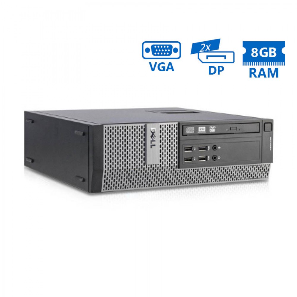Dell 9020 SFF i5-4590/8GB DDR3/500GB/DVD/8P Grade A Refurbished PC