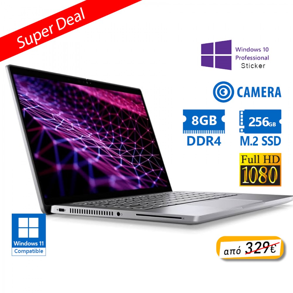 Dell Latitude 7430 i5-1235U/14``FHD/8GB DDR4/256GB M.2 SSD/No ODD/Camera/10P Grade A Refurbished Lap