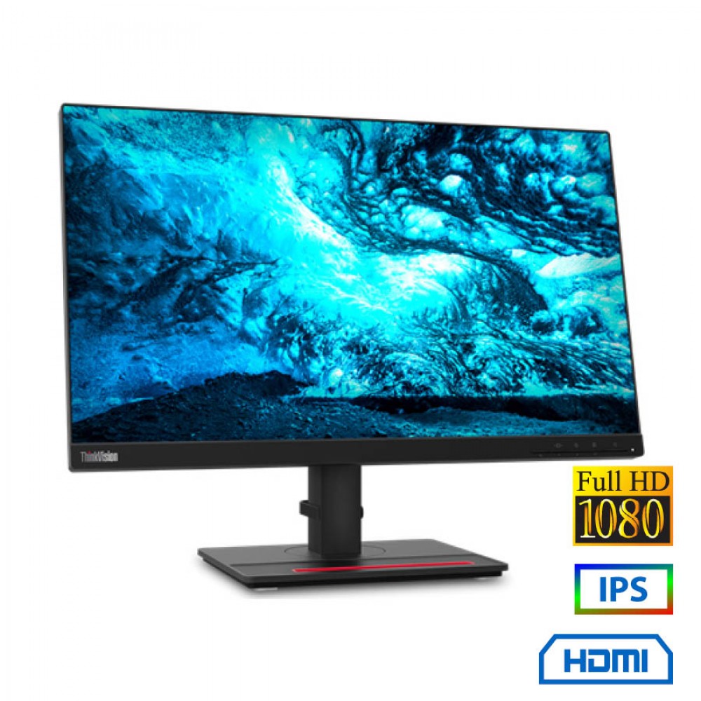 Used Monitor T23i-20 IPS LED/Lenovo /23``FHD/1920x1080/Wide/Black/D-SUB & DP & HDMI & USB 3.0 HUB