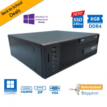OEM Hyrican B560 DS3H SFF i5-10500/8GB DDR4/240GB SSD New/No ODD/10P Grade A+ Refurbished PC